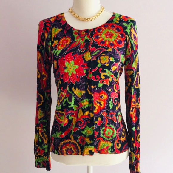 Talbots crewneck cardigan - Picture 1 of 4